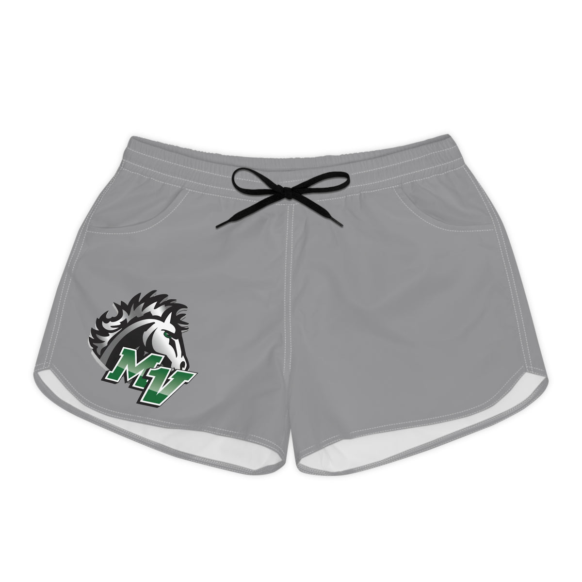Mounds View Mustangs Women's Casual Grey Shorts