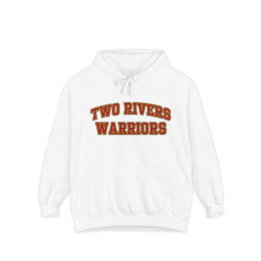 Two Rivers Warriors Hoodie — Garment-Dyed School Sweatshirt