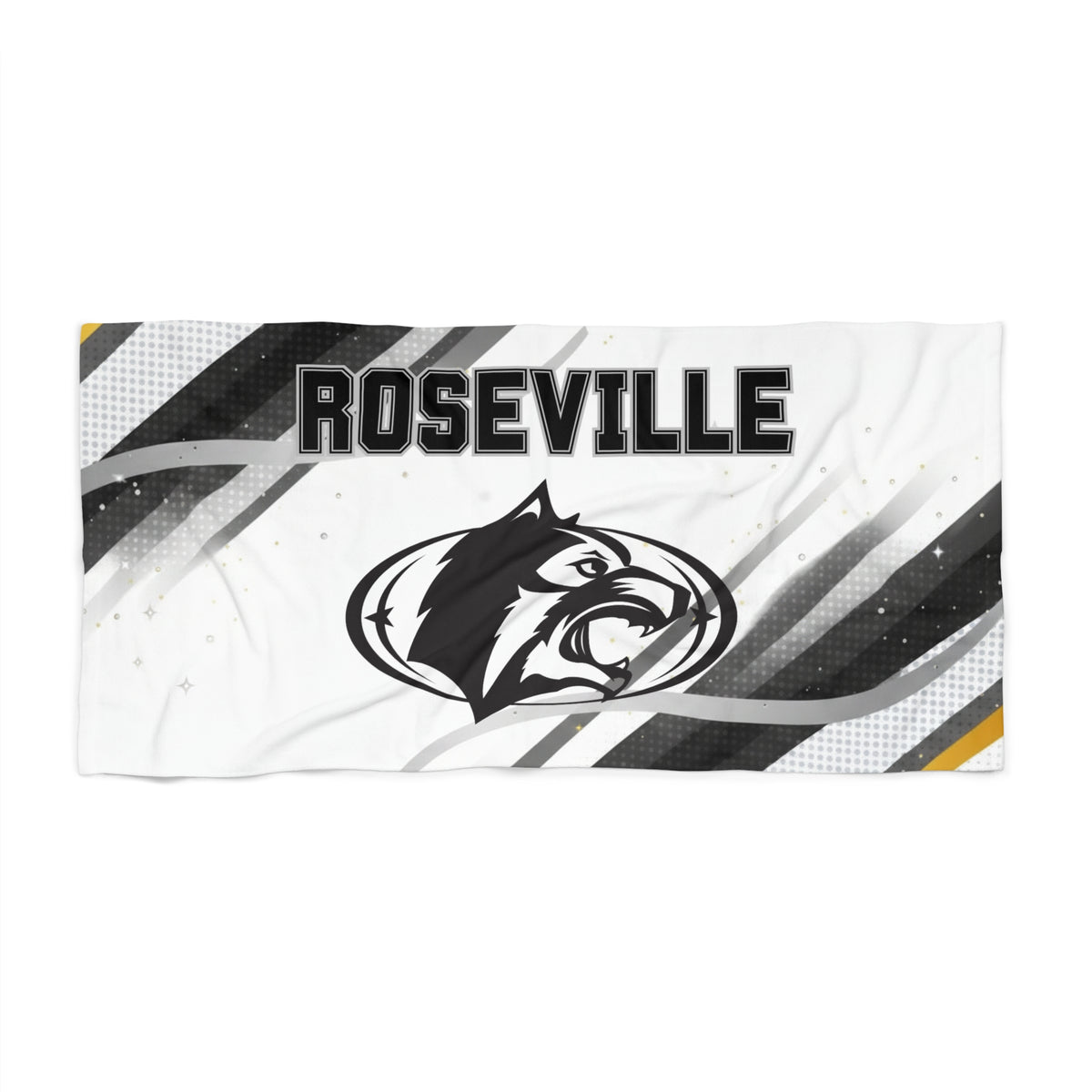 Roseville Raiders Beach Towel | Perfect for Summer Fun and Sports Events