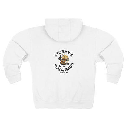 Stormy's Pub & Grub Logo Vintage-Style Hooded Zip-Up