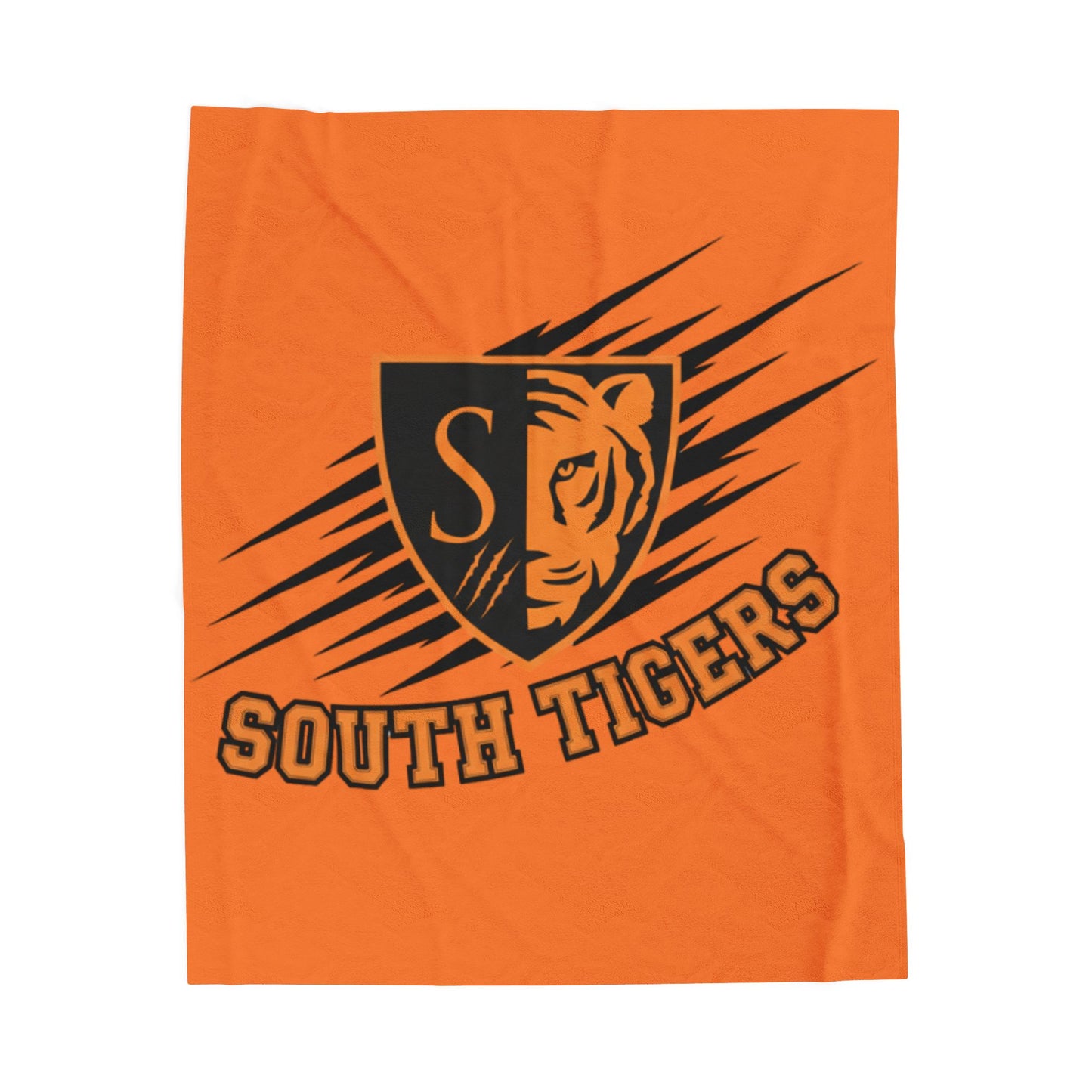 Minneapolis South Tigers Velveteen Blanket - Cozy and Loungey