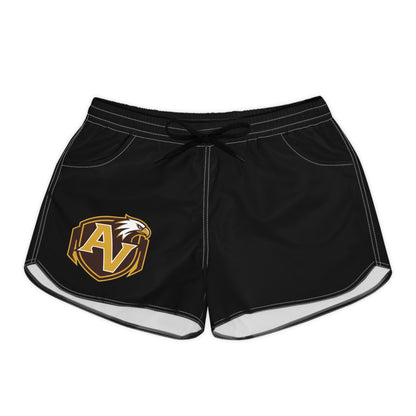 Apple Valley Eagles Black Women's Casual Shorts