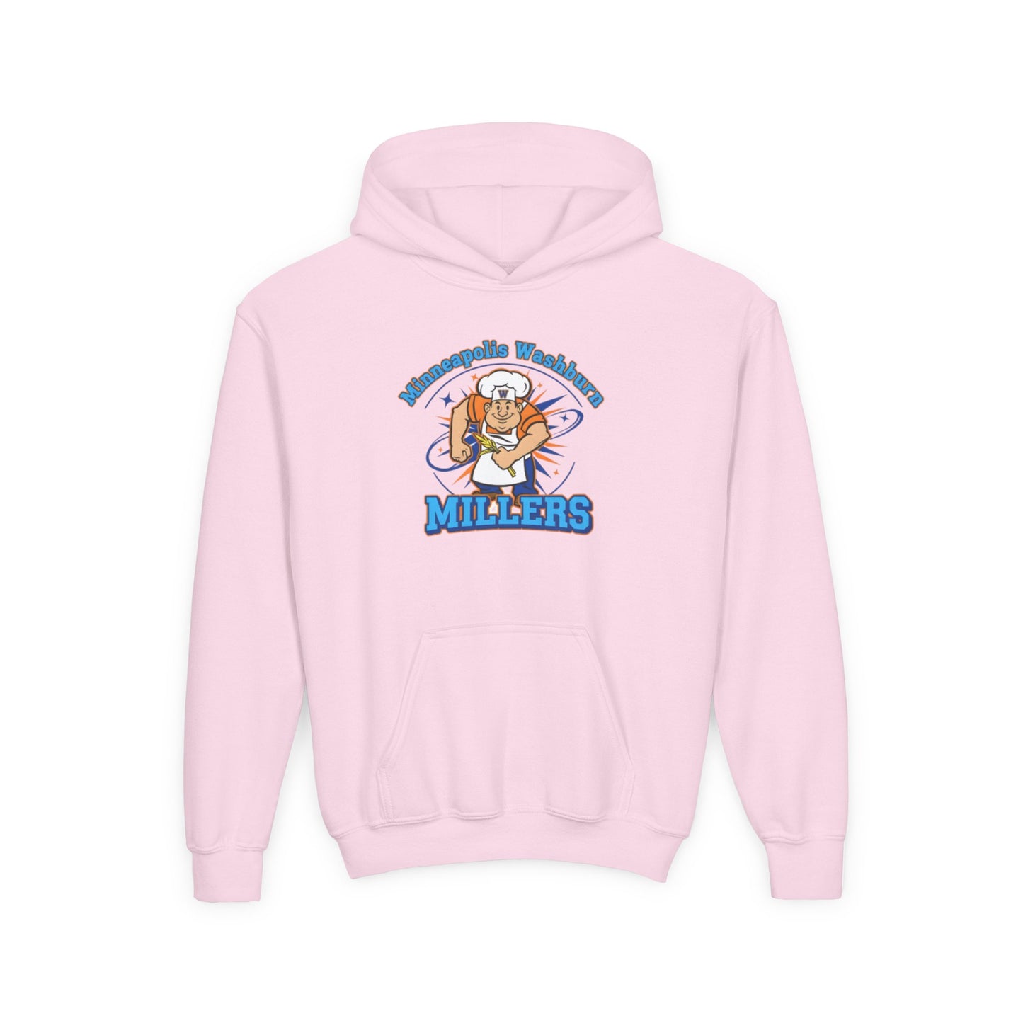 Minneapolis Washburn Millers Youth Heavy Blend Hooded Sweatshirt -  Casual Comfort for Young Adventurers