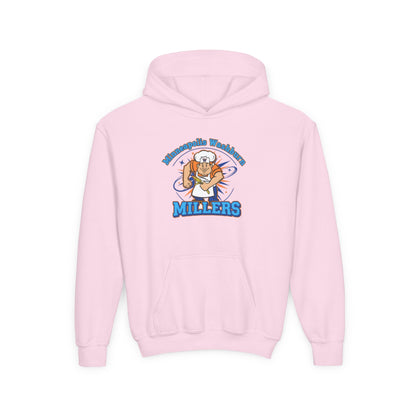 Minneapolis Washburn Millers Youth Heavy Blend Hooded Sweatshirt -  Casual Comfort for Young Adventurers
