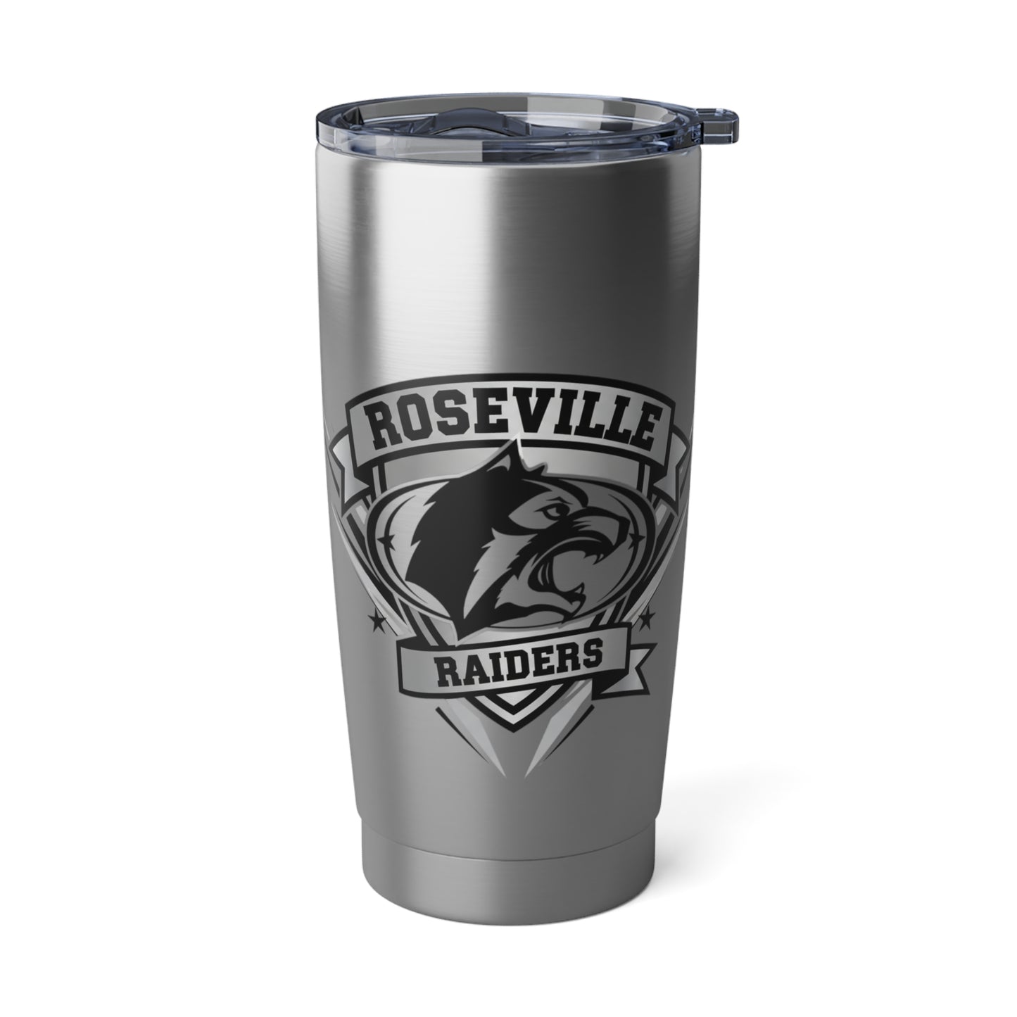 Roseville Raiders 20oz Travel Tumbler