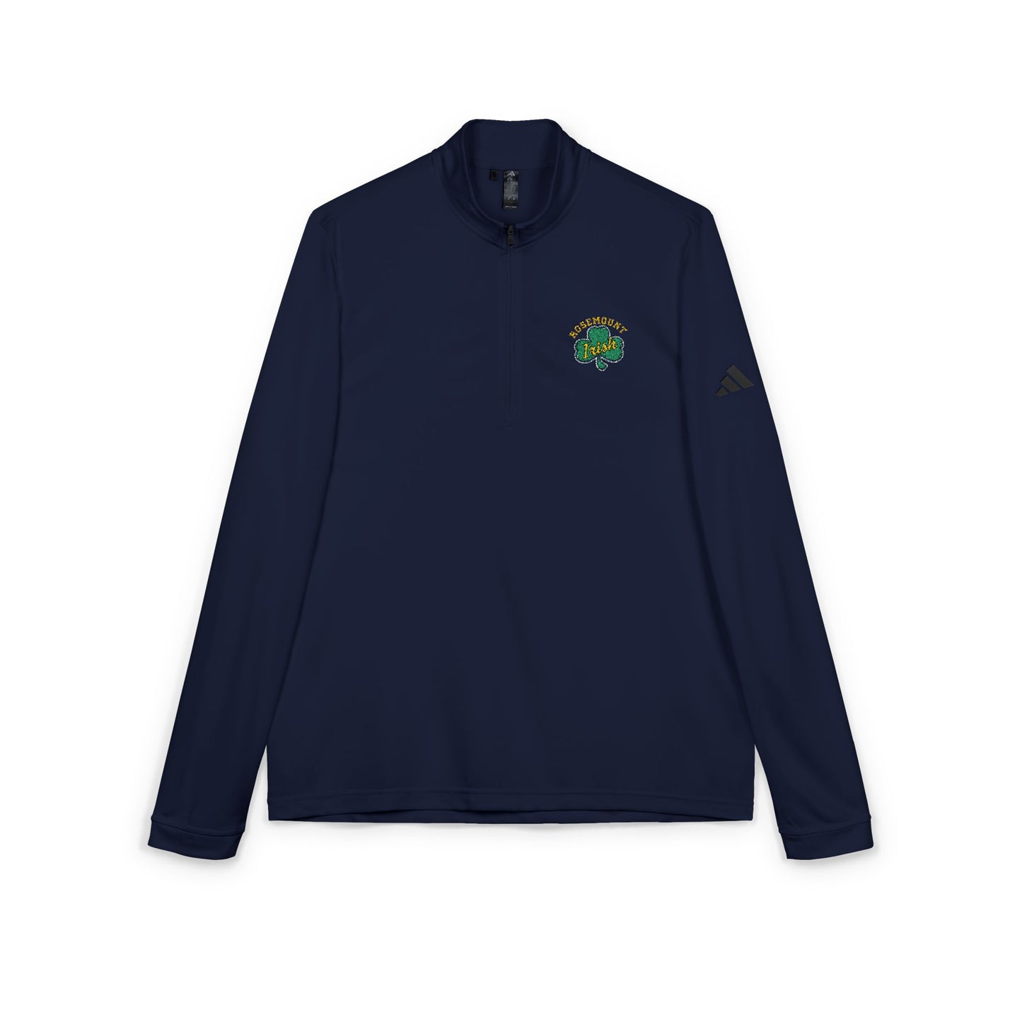 Embroidered Shamrock Quarter-Zip Pullover — adidas® Performance Golf Top