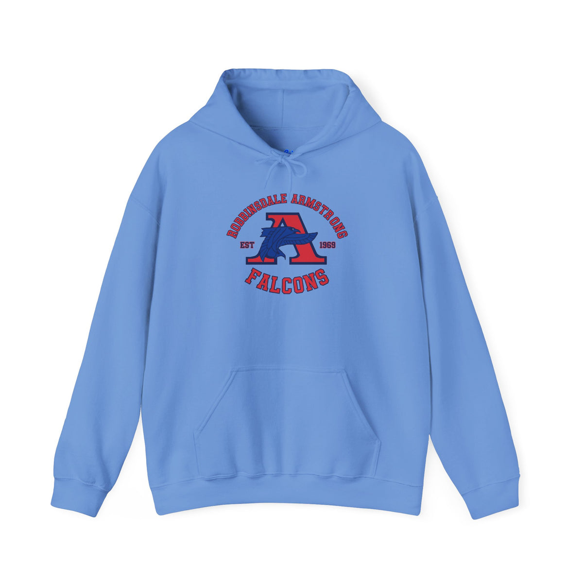 Falcons Athletic Crew Hoodie — Roundhill Armstrong Varsity Logo