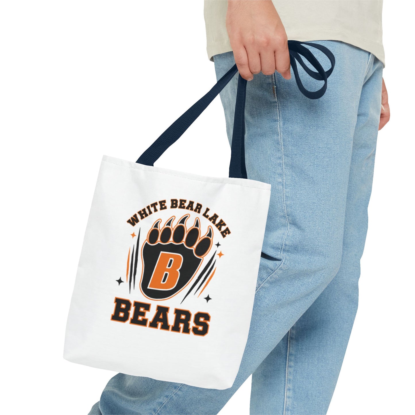 White Bear Bears Tote Bag