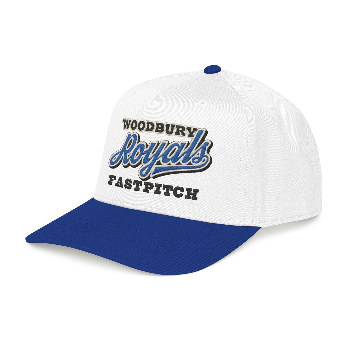 Woodbury Royals Fastpitch Mid-Profile Baseball Cap — Team Logo Snapback