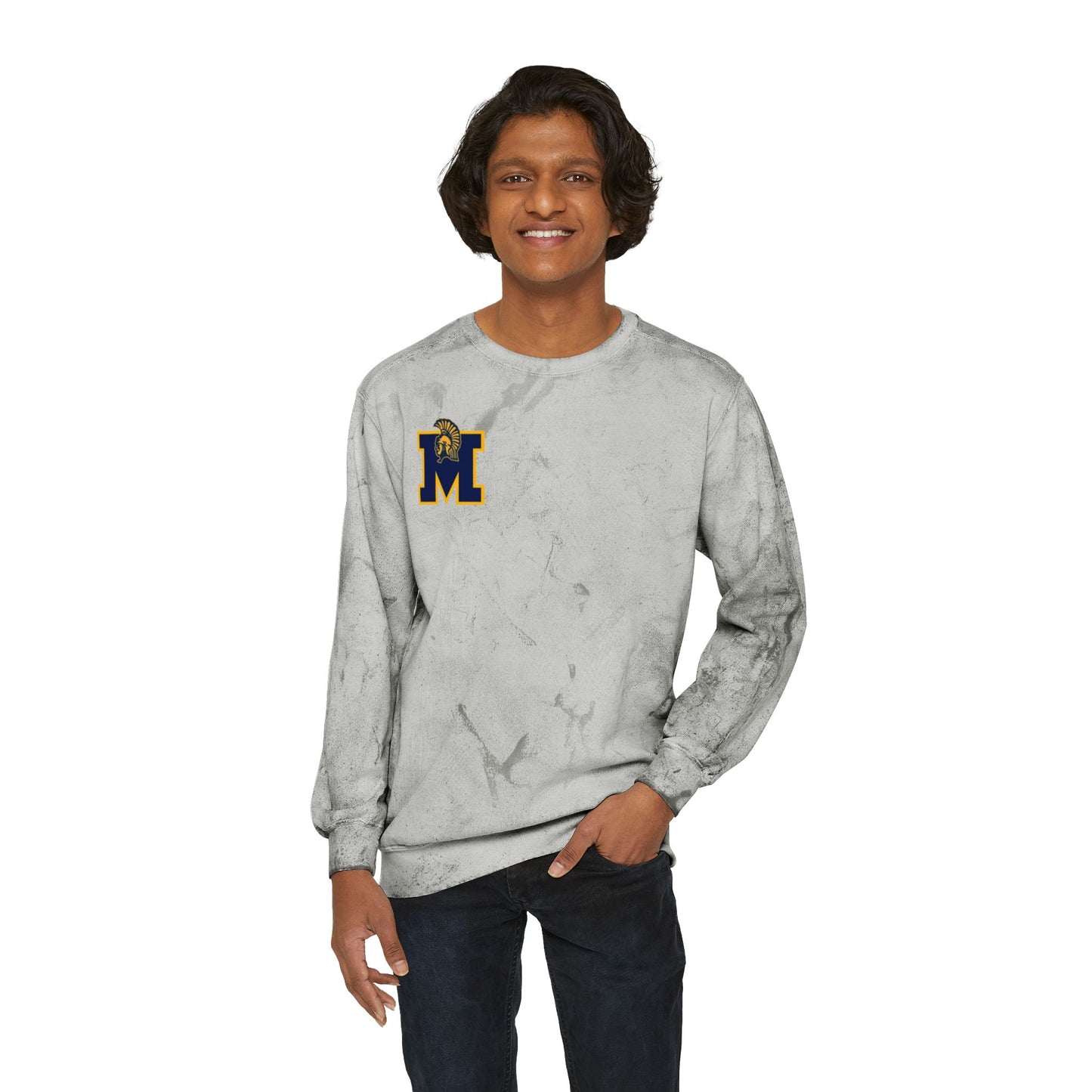 Mahtomedi Zephyrs Vibrant Unisex Color Blast Crewneck Sweatshirt - Perfect for Casual Outings & Celebrations