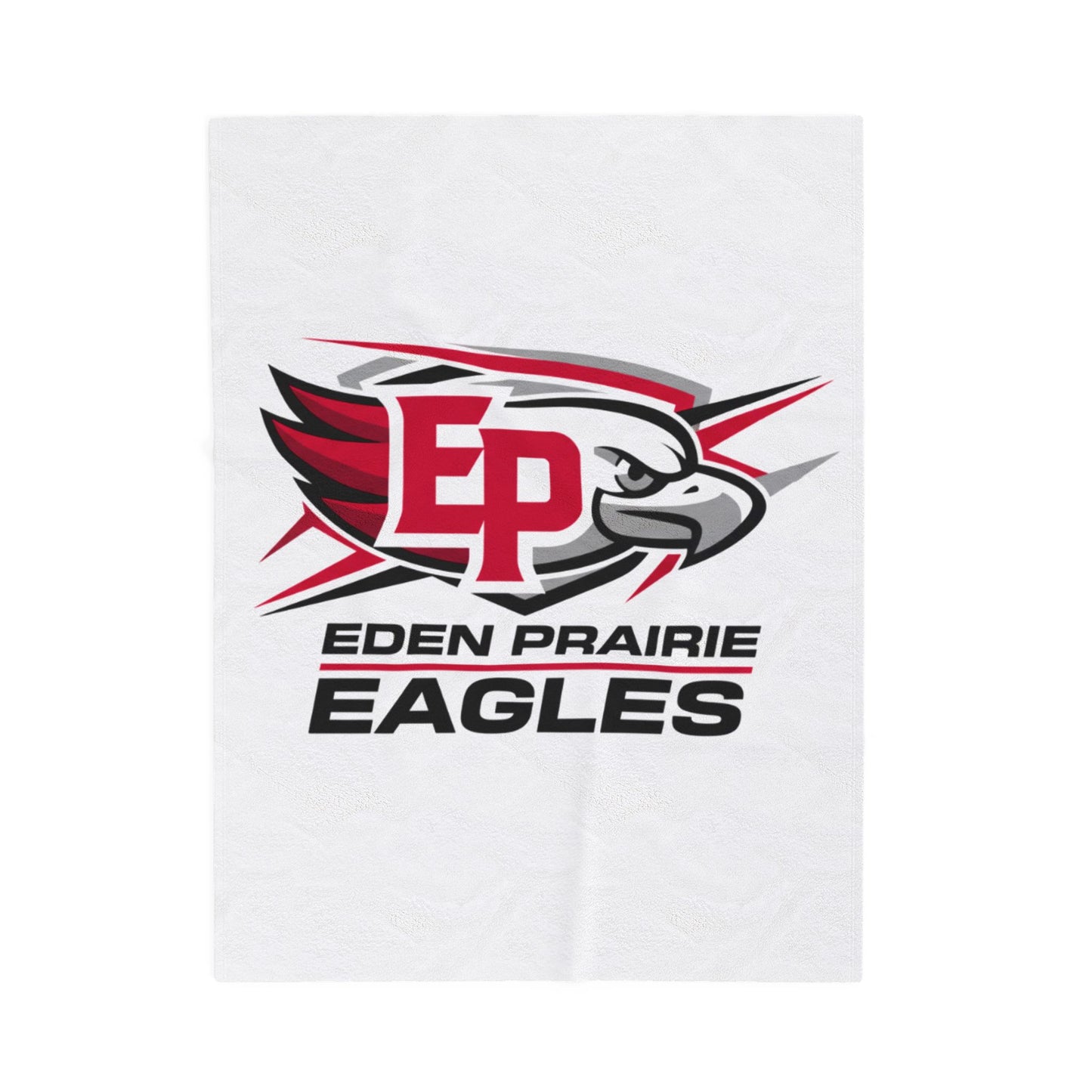 Eden Prairie Eagels Velveteen Plush Blanket