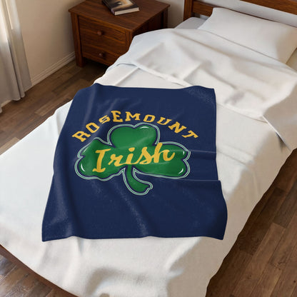 Rosemount Irish Cozy Velveteen Plush Blanket