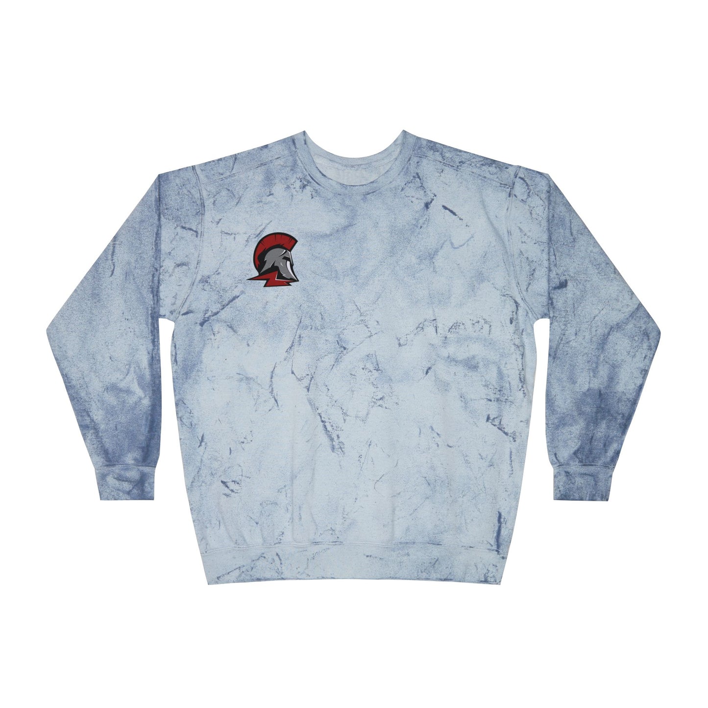 Richfield Spartans Color Blast Crewneck Sweatshirt for a Vibrant Vibe, Unisex Tie-Dye Fashion