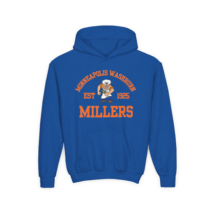Youth Millers Hoodie — Minneapolis Washburn Est. 1925 School Spirit Sweatshirt