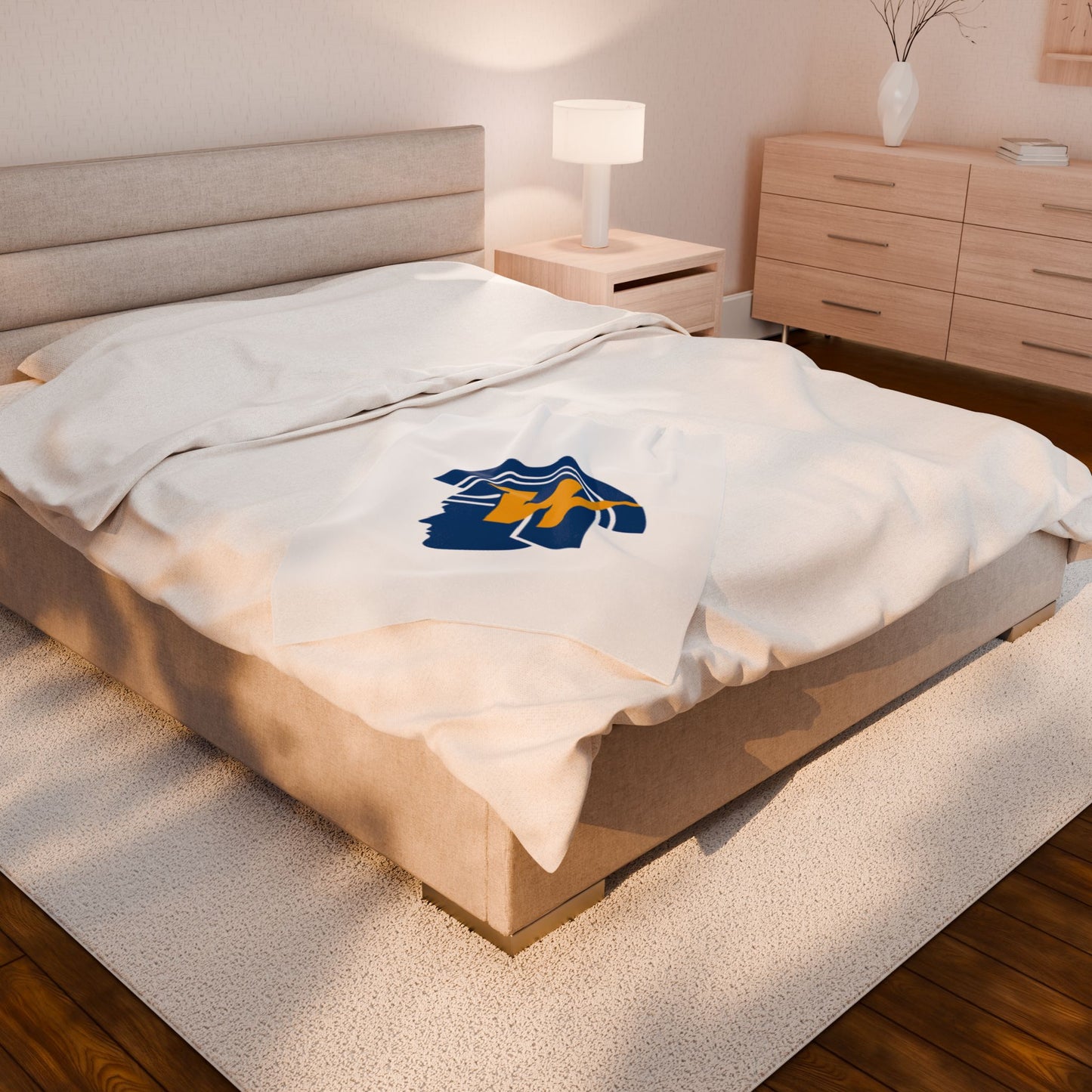 Wayzata Trojans Cozy Velveteen Plush Blanket