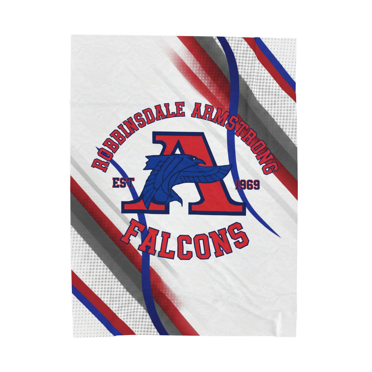 Robbinsdale Armstrong Falcons Cozy Velveteen Plush Blanket – Perfect for Sports Fans & Gifts