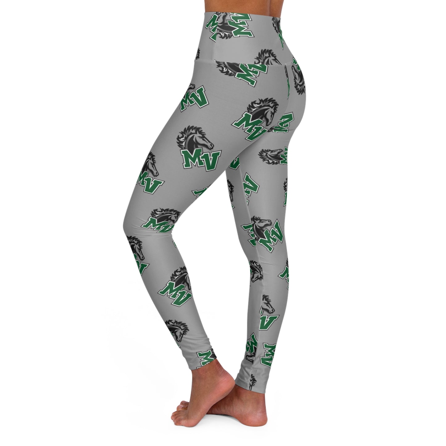 Mounds View Mustangs High Waisted Yoga Leggings