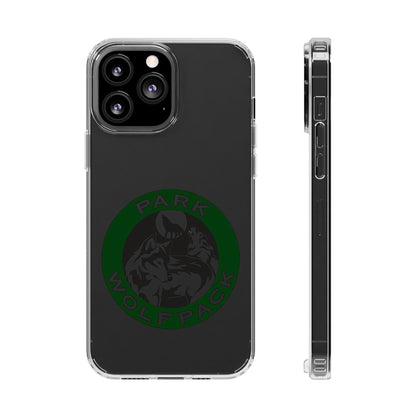 Custom Clear Phone Case - Park Wolfpack Design