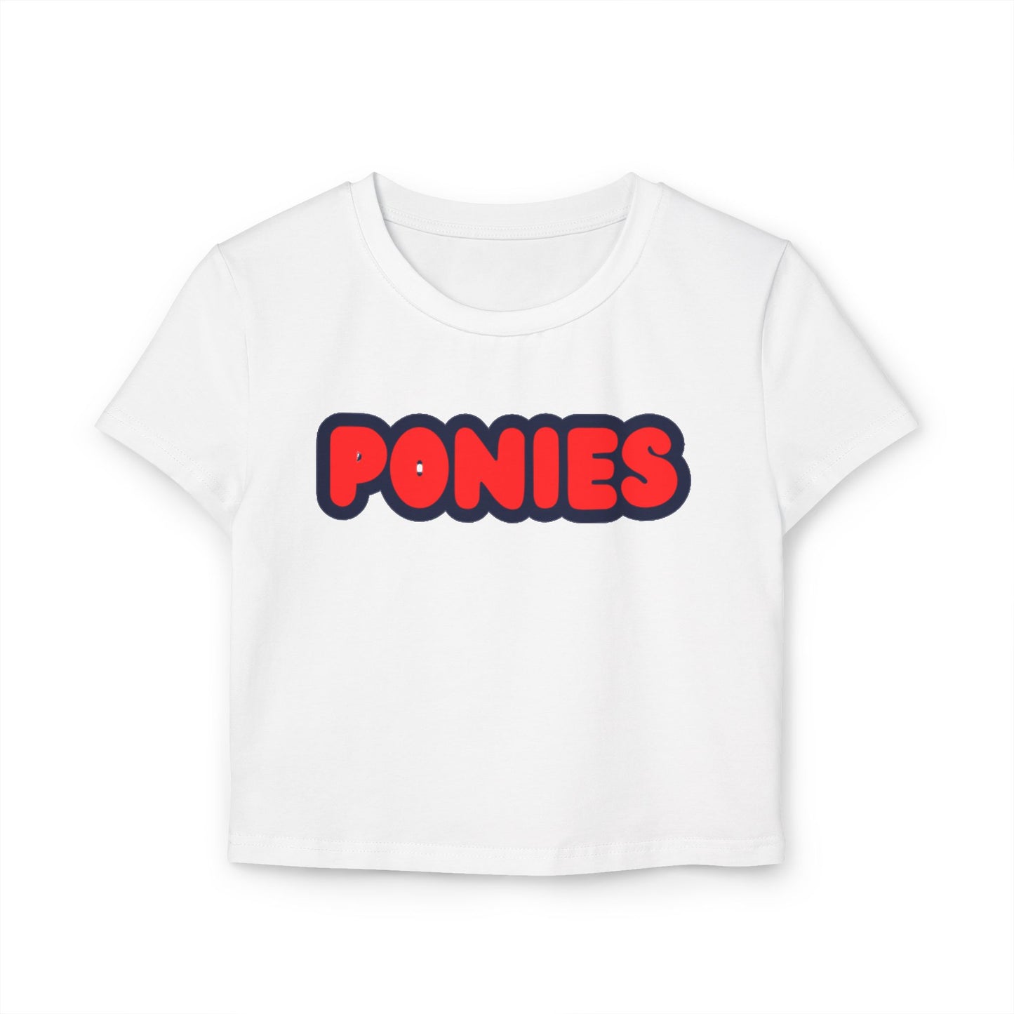 Stillwater Ponies Women’s Baby Tee - Retro Graphic Top for Casual Vibes