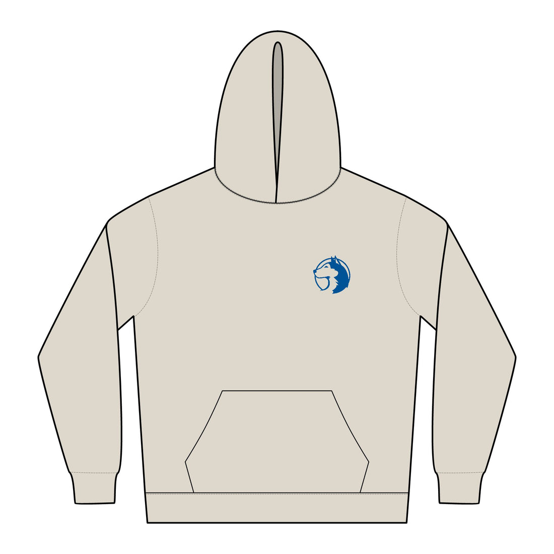 Saint Anthony Huskies  Relaxed Hoodie - Perfect for Casual Outings and Gifts