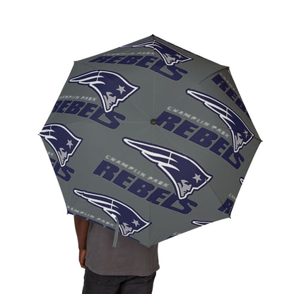 Champlin Park Rebels Stylish Foldable Umbrella - Compact Rain Protection
