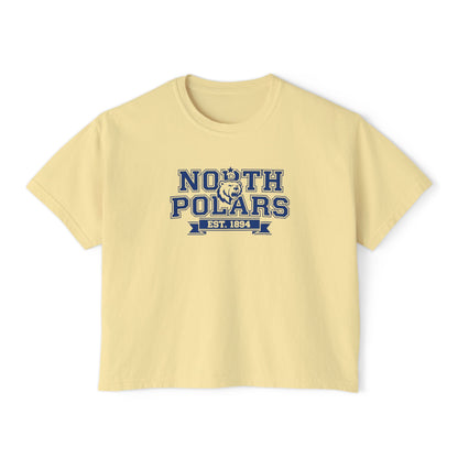Minneapolis North Polars Women's Boxy Tee - Casual & Comfortable Style