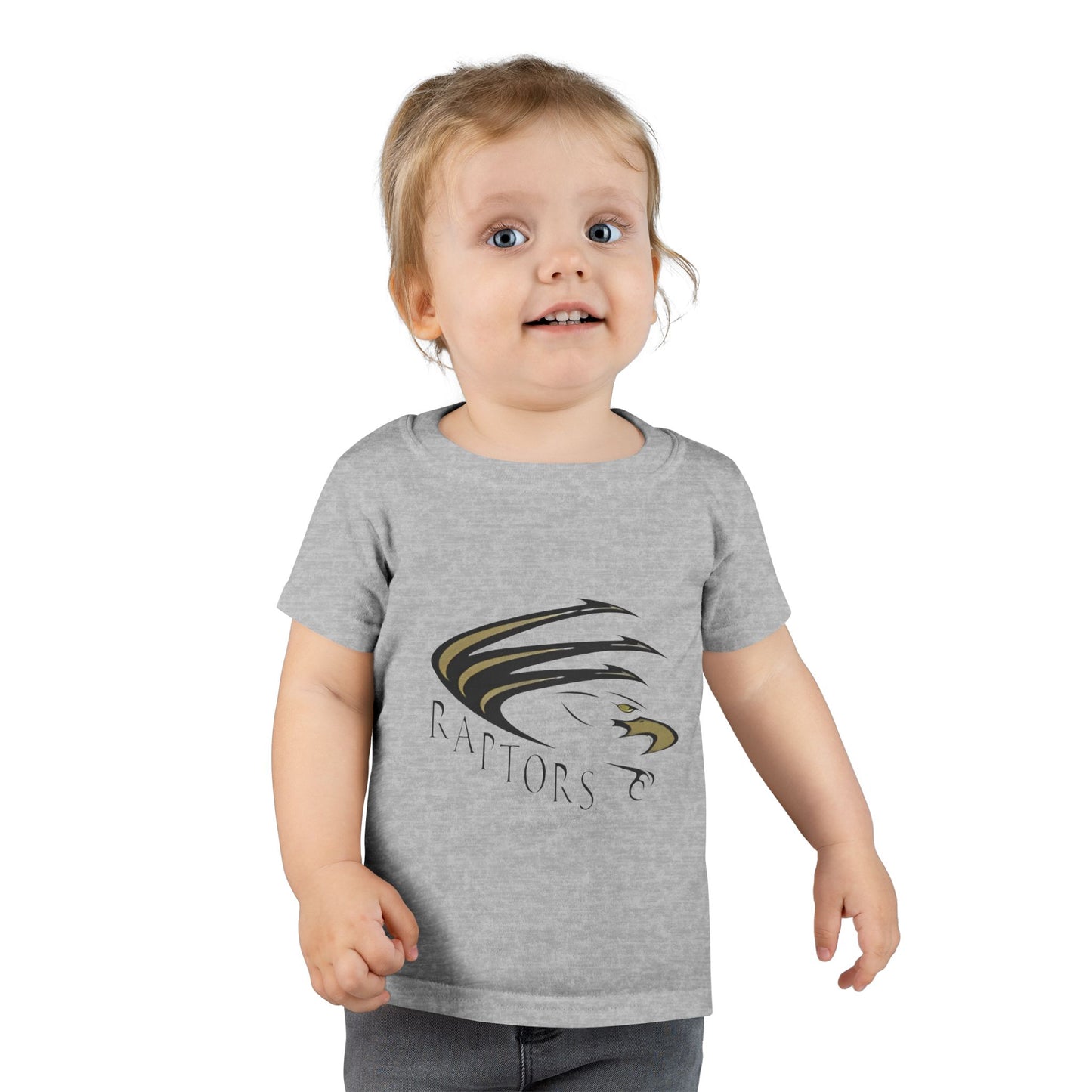 Toddler East Ridge Raptors T-Shirt - Cute Grey Tee for Young Fans