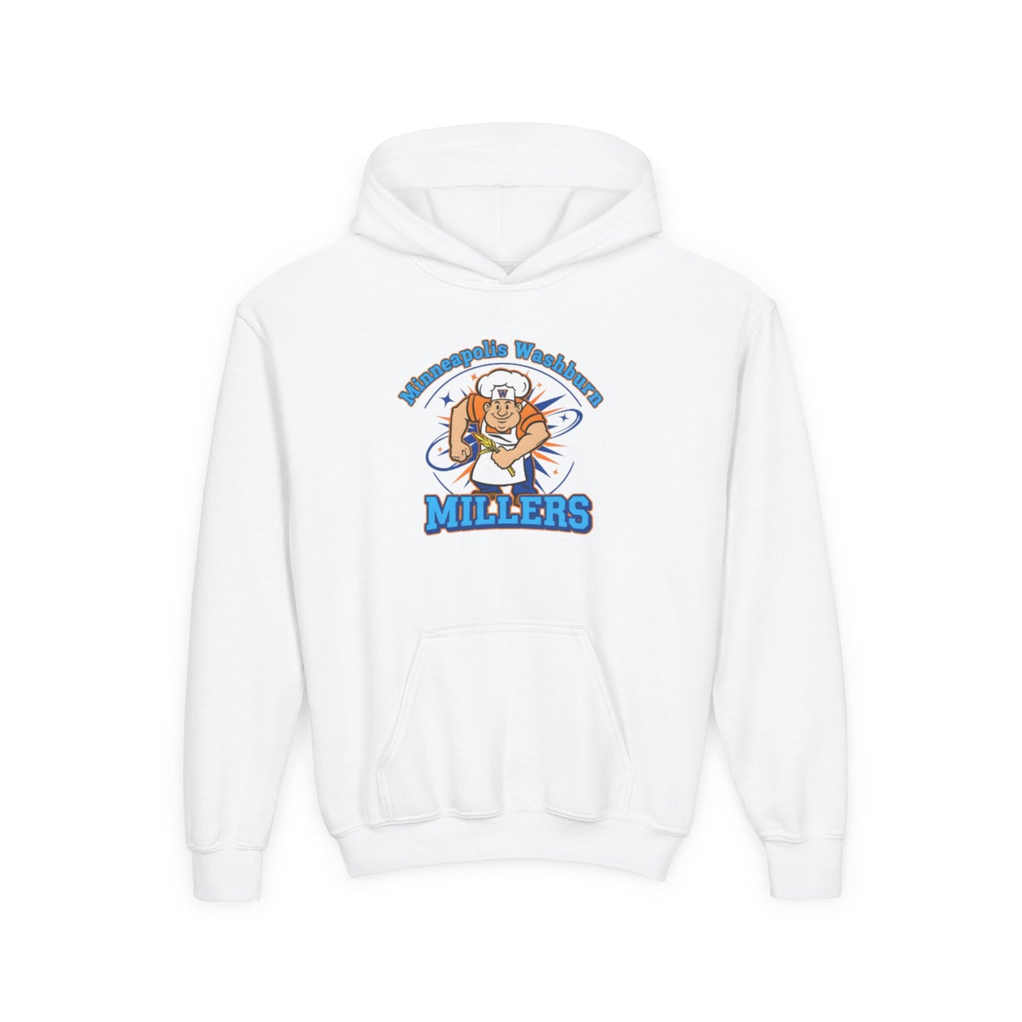 Minneapolis Washburn Millers Youth Heavy Blend Hooded Sweatshirt -  Casual Comfort for Young Adventurers