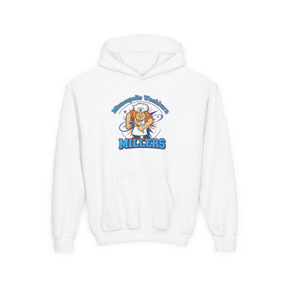 Minneapolis Washburn Millers Youth Heavy Blend Hooded Sweatshirt -  Casual Comfort for Young Adventurers