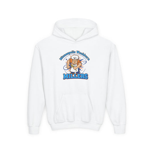 Minneapolis Washburn Millers Youth Heavy Blend Hooded Sweatshirt -  Casual Comfort for Young Adventurers