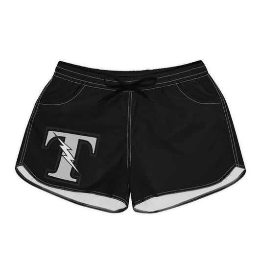 Tartan Titans Black Women's Casual Shorts