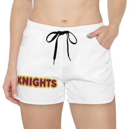 Saint Paul Harding Knights Women's Casual White Shorts