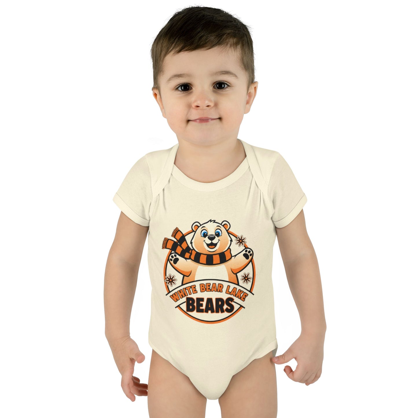 White Bear Bears Onesie