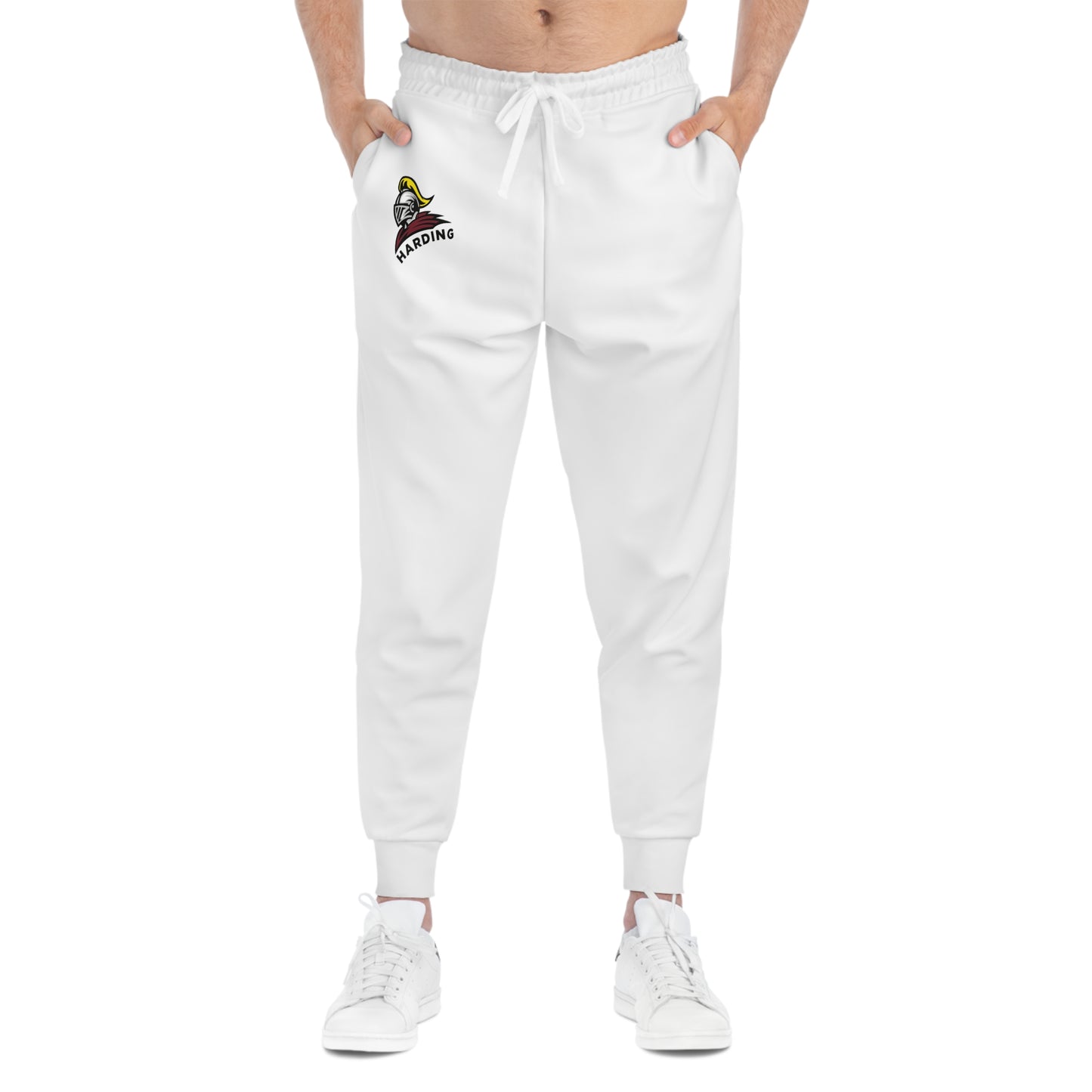Saint Paul Harding Knights White Athletic Joggers