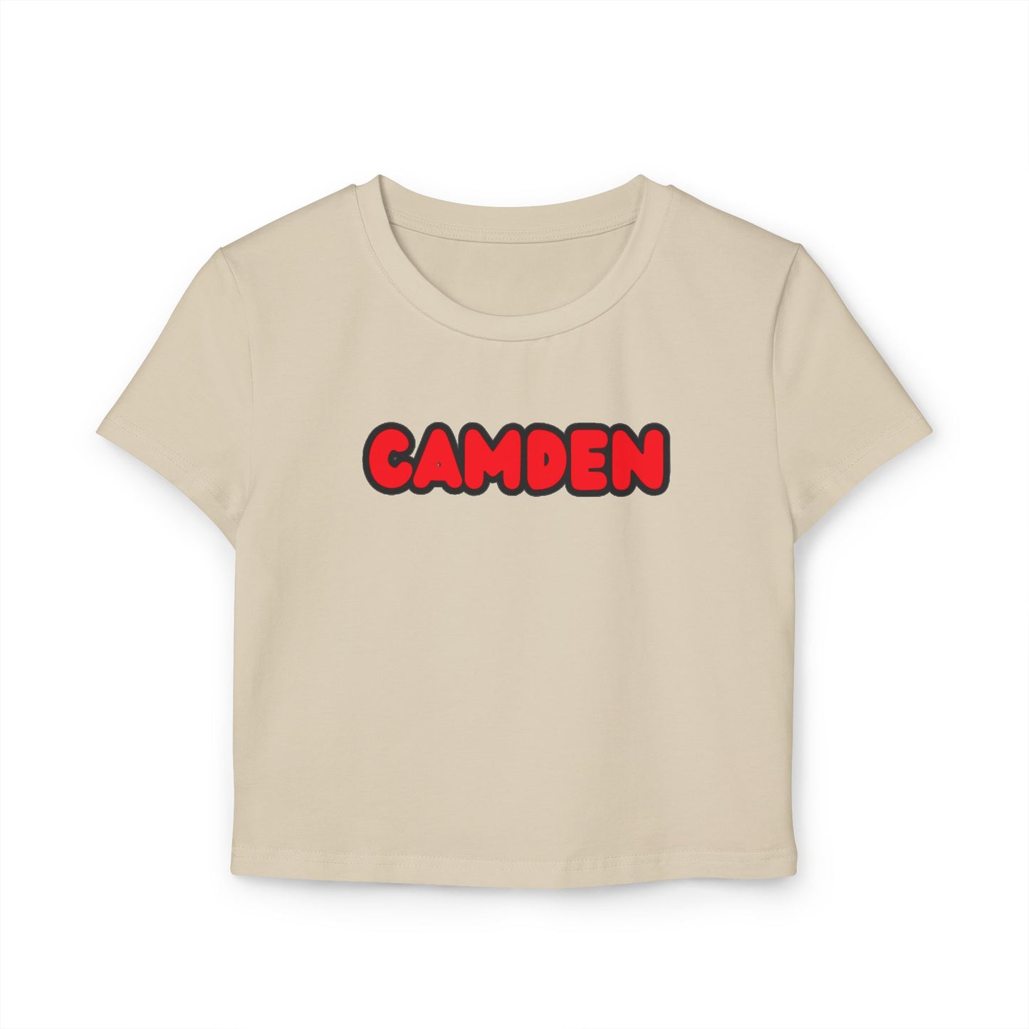 Minneapolis Camden Women’s Baby Tee - Retro Graphic Top for Casual Vibes
