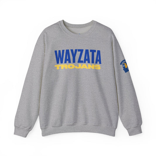 Wayzata Trojans Sweatshirt – Crewneck School Spirit Pullover