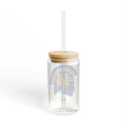 Wayzata Trojans 16oz Sipper Glass - Eco-Friendly Drinkware for Home & Office