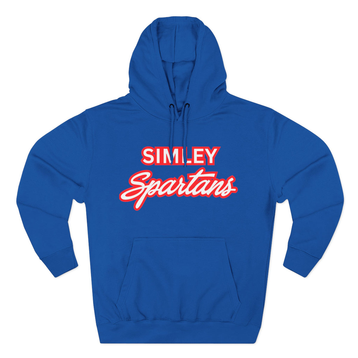 Simley Spartans Blue Scripted Hoodie