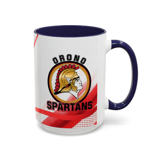 Orono Spartans Accent Coffee Mug - Stylish 15 oz or 11 oz