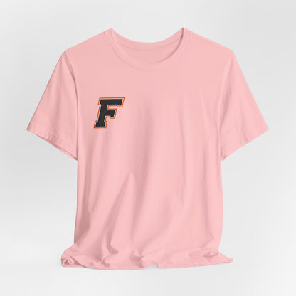 Farmington Tigers 'F' Graphic Tee — Retro Letterman Style T-Shirt