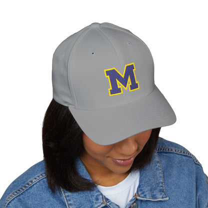 Mahtomedi Zephyrs "M" Embroidered Cap - Structured Baseball Hat