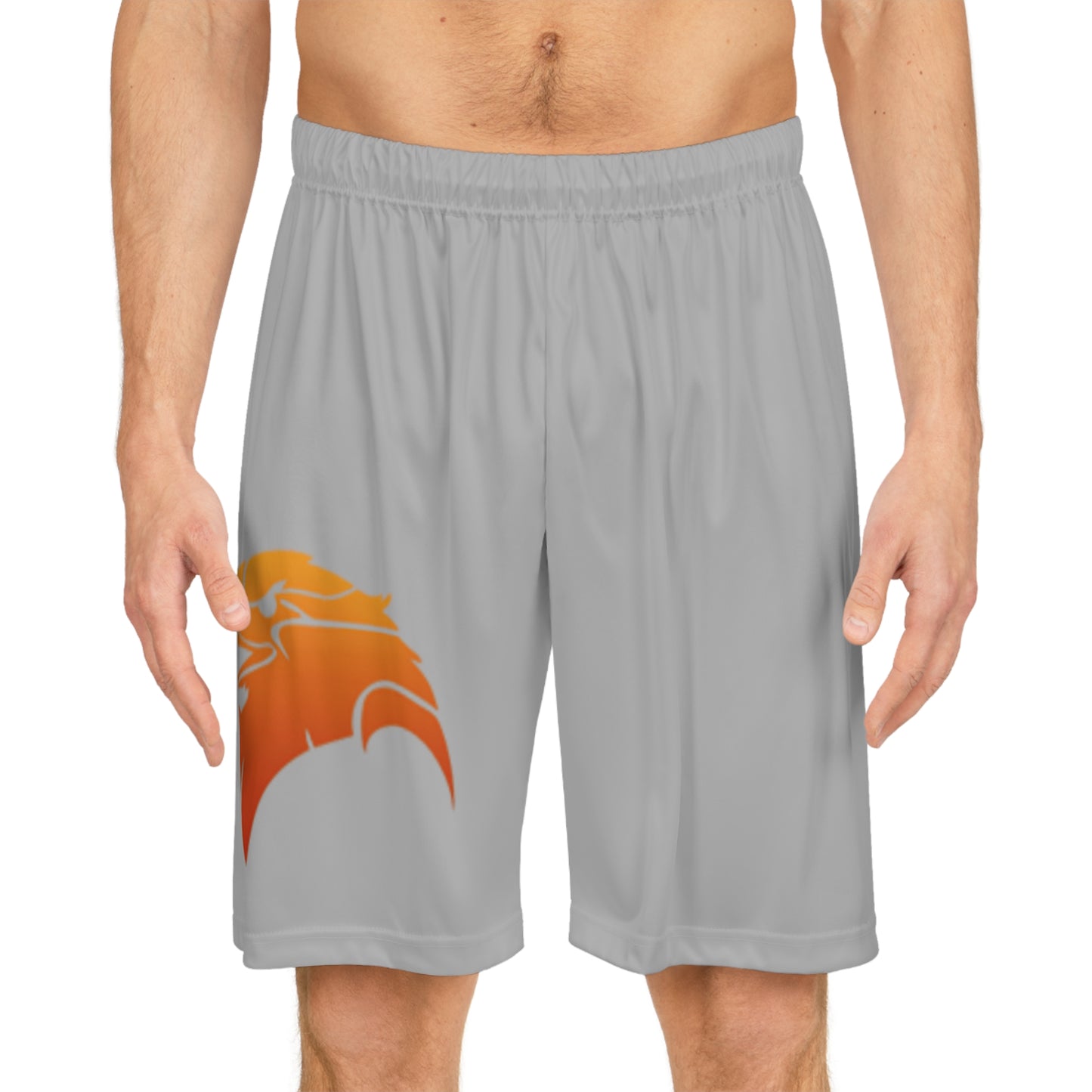 Saint Paul Humboldt Hawks Grey Men's Basketball Shorts
