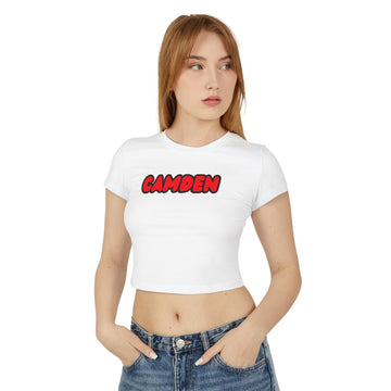 Minneapolis Camden Women’s Baby Tee - Retro Graphic Top for Casual Vibes