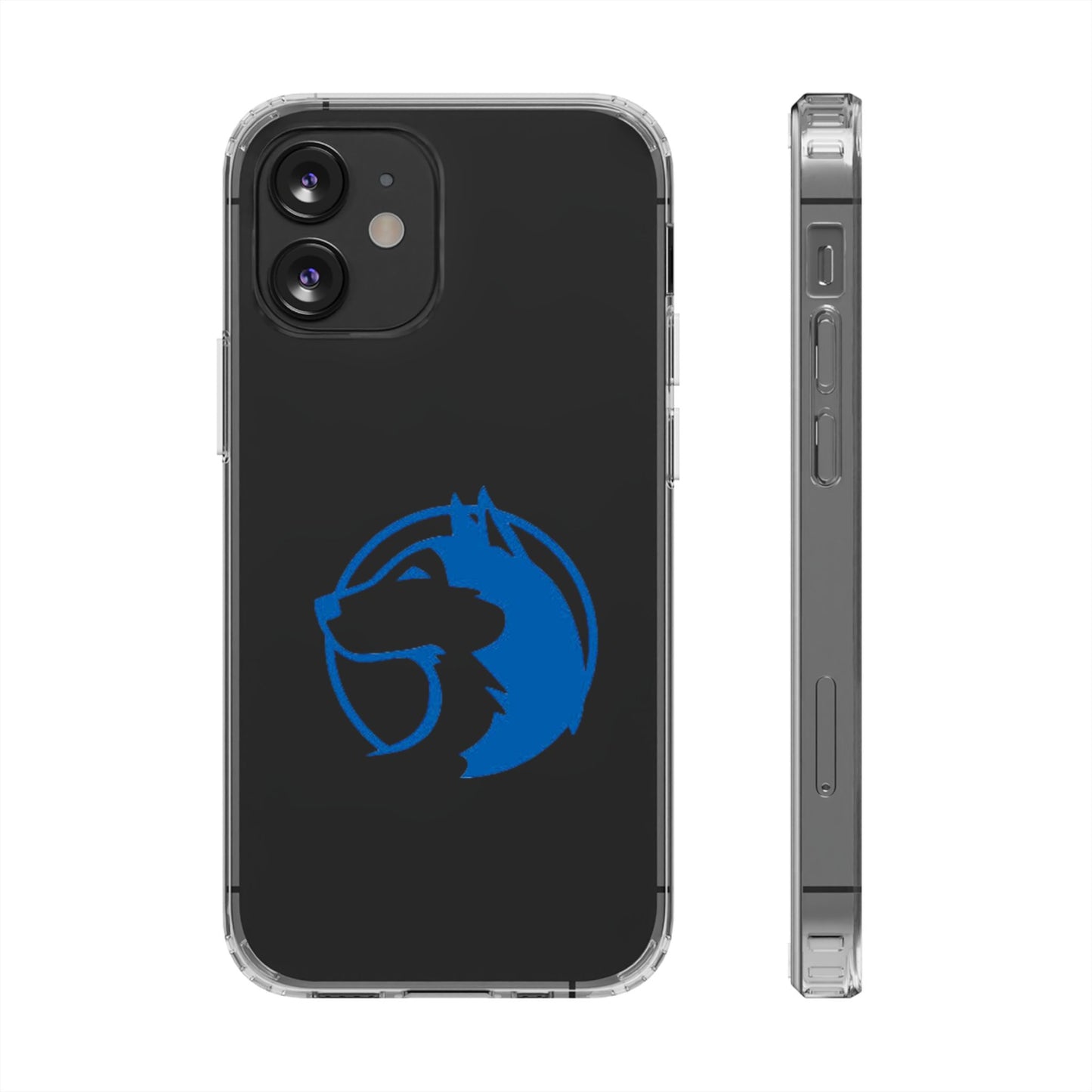 Saint Anthony Huskies Clear Phone Case