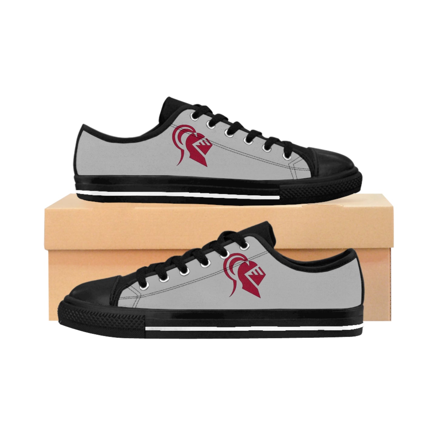 Irondale Knights Men's Sneakers with Bold Spartan Design - Stylish Casual Footwear