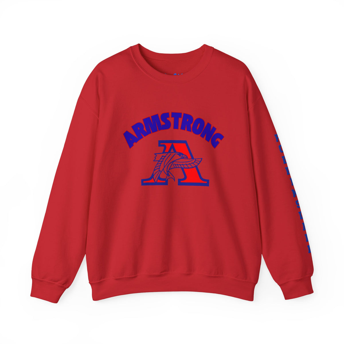 Robbinsdale Armstrong Crewneck Sweatshirt — School Logo Pullover