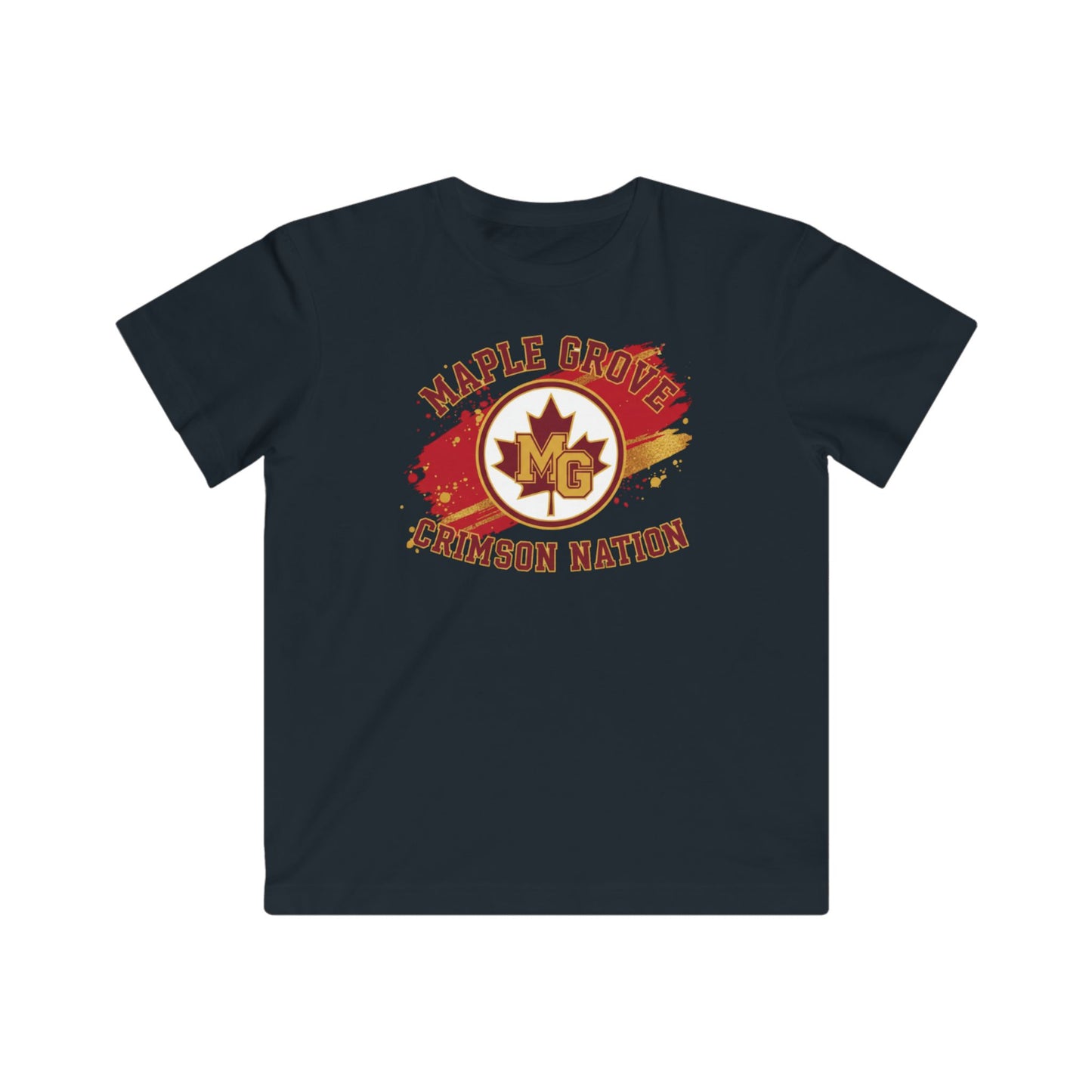 Maple Grove Crimson T-Shirt -  Tee for Boys and Girls