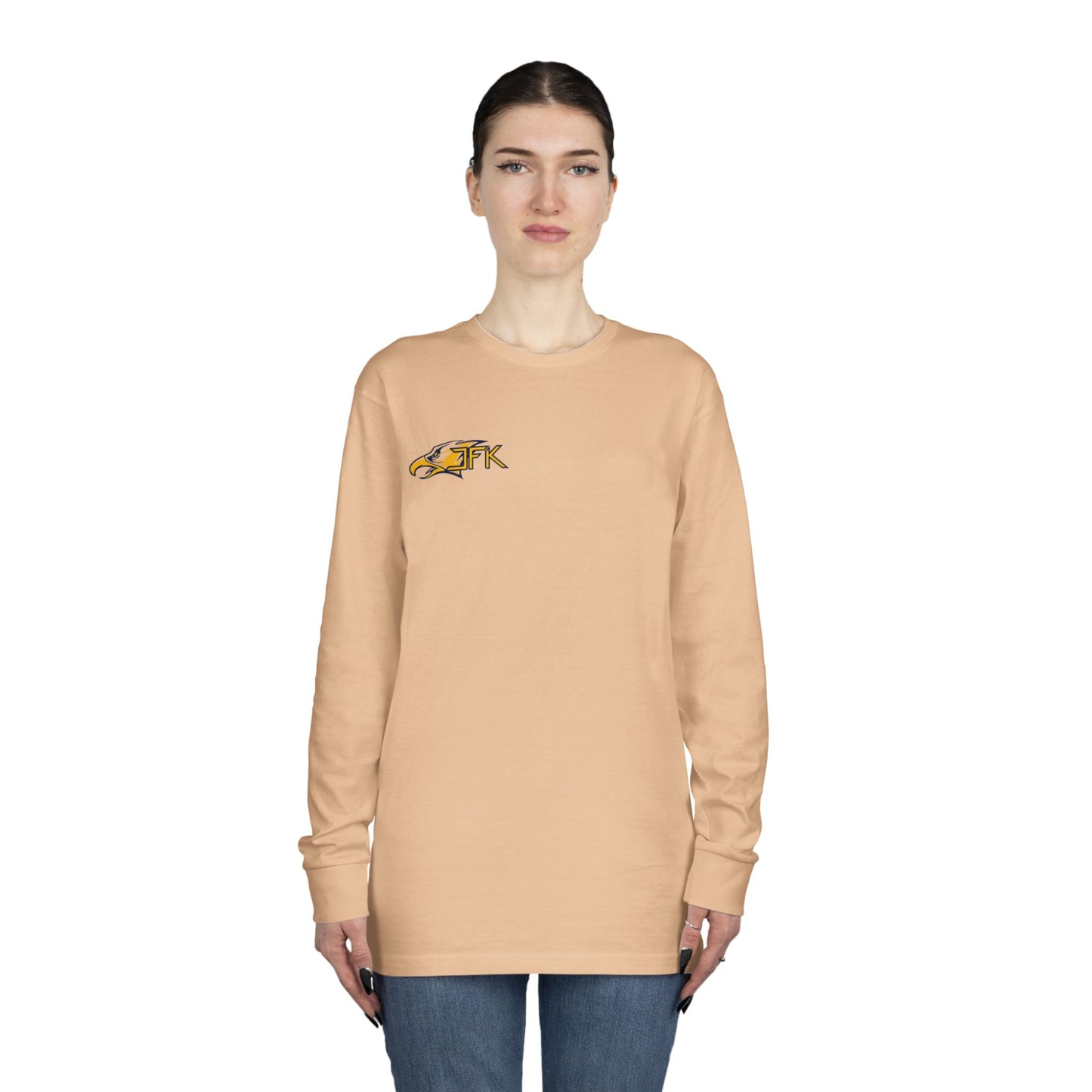 Bloomington Kennedy Eagles Casual Long Sleeve Crewneck Tee - Perfect for Everyday Wear