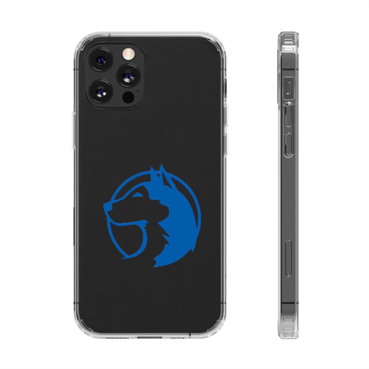 Saint Anthony Huskies Clear Phone Case
