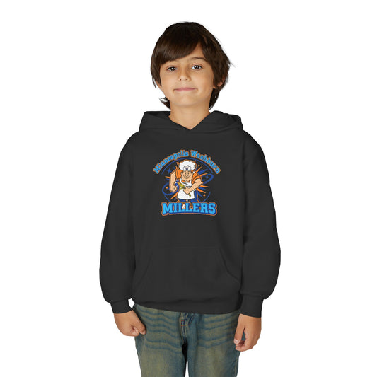 Minneapolis Washburn Millers Youth Heavy Blend Hooded Sweatshirt -  Casual Comfort for Young Adventurers